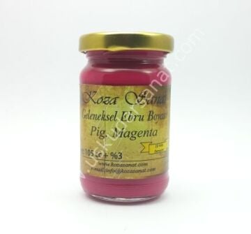 Koza Ezilmiş Ebru Boyası 105cc Pigment Macenta