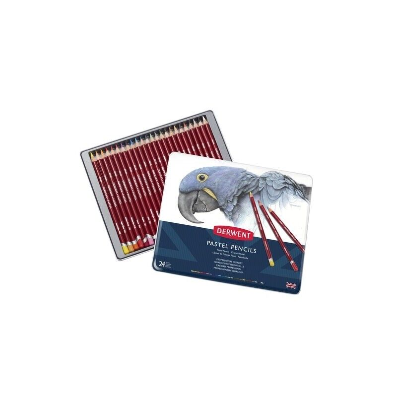 Derwent Soft Pastel Kalem 24'lü Set teneke kutu 32992