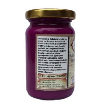 Koza Sanat Geleneksel Ezilmiş Ebru Boyası 105 cc 550 Pigment Mor