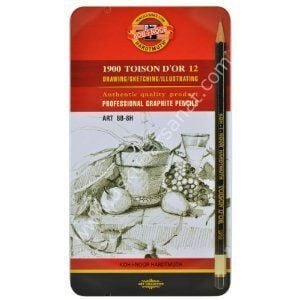 Kohinoor Karakalem Seti 12 li teneke kutu 1902