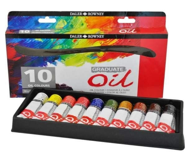 Daler Rowney Oil Yağlı Boya 10 Renk 38ml
