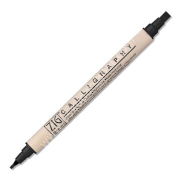 Zig Kaligrafi Kalemi Çift Uçlu 3400 010 Black