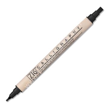 Zig Kaligrafi Kalemi Çift Uçlu 3400 010 Black