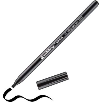 Edding 1255 Kaligrafi Kalemi 3.5 mm Düz Kesik Uç Black 001