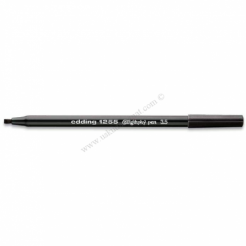 Edding 1255-Kaligrafi Kalemi 3.5mm Düz Kesik Siyah