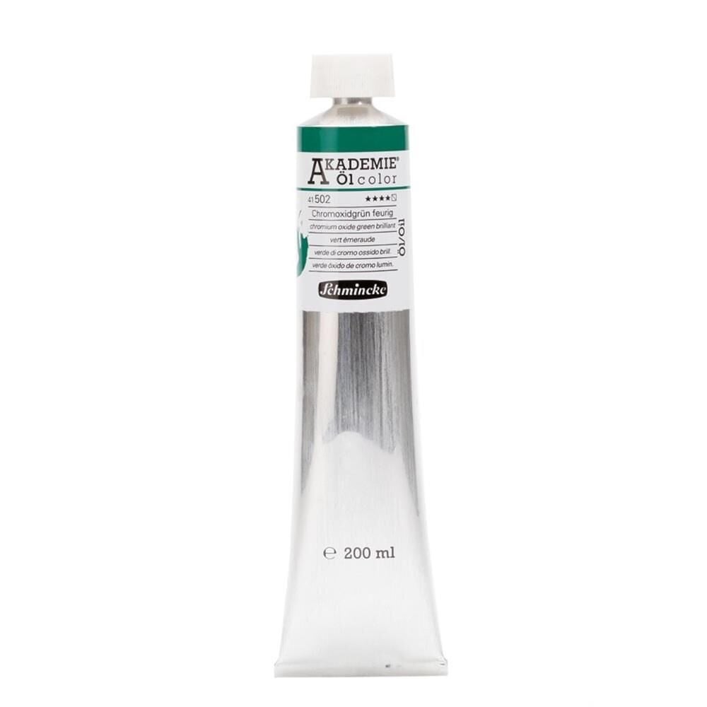 Schmincke Akademie 200 ml Yaglıboya No:502 Chromıum Oxide Green Brillant