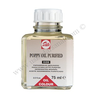 Talens Haşhaş Yağı 75ml Cam Şişe 028 (poppy oil purified)