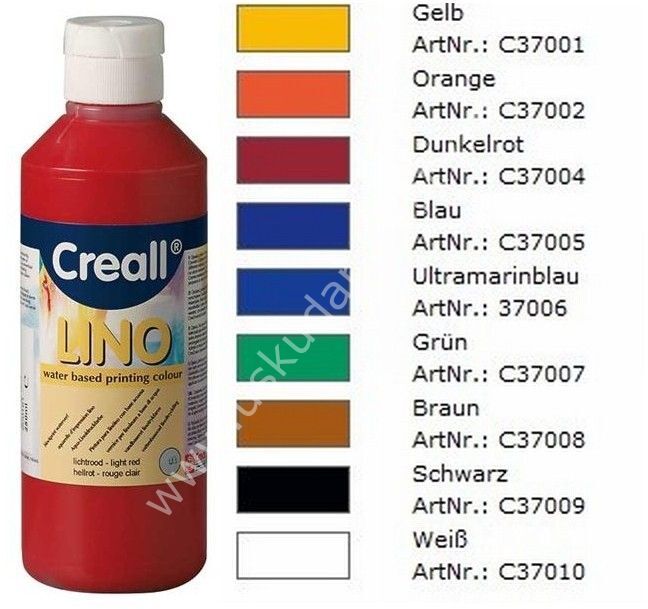 Creall Lino Baskı Boyası Blue 250ml 37005