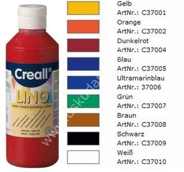 Creall Lino Baskı Boyası White 250ml 37010