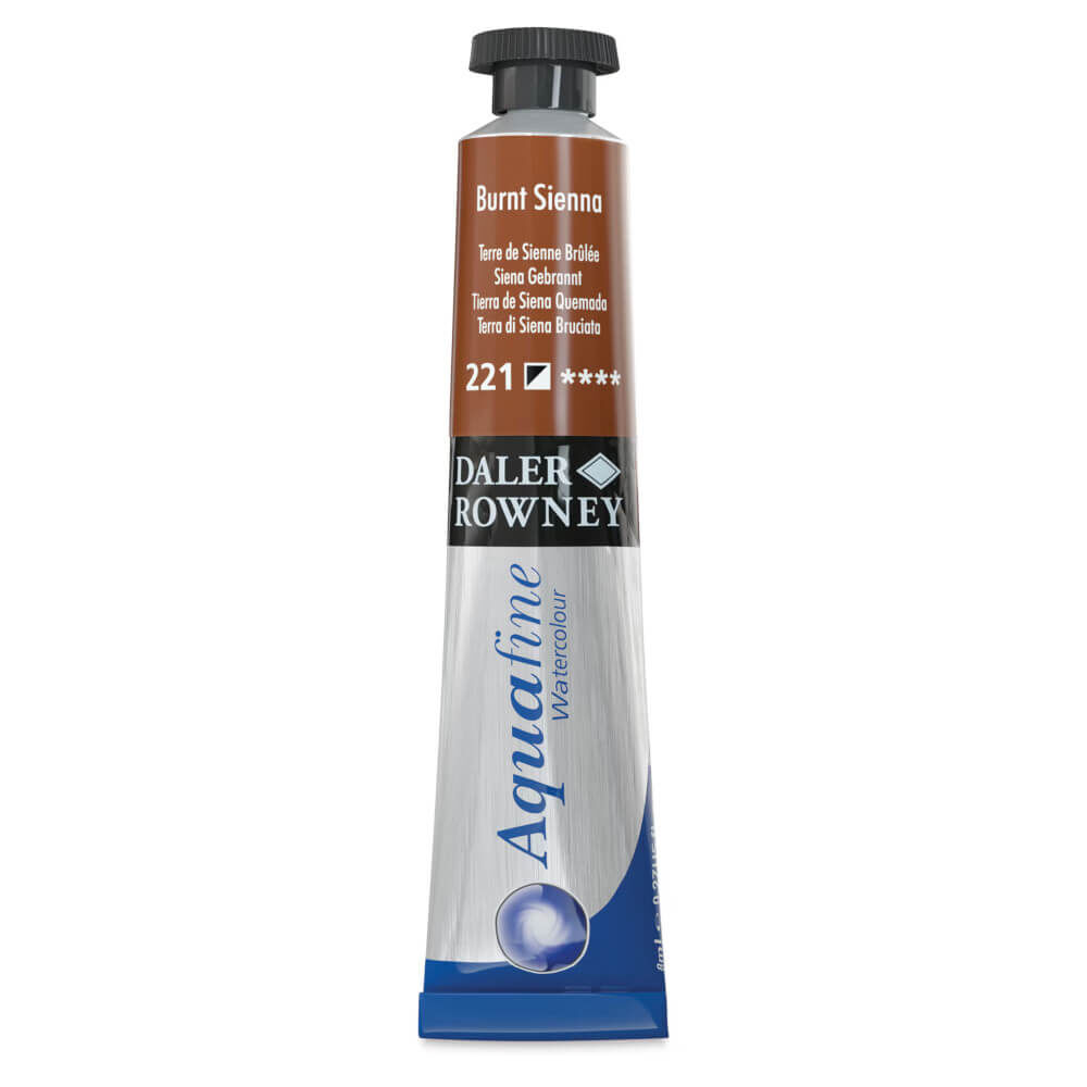 Daler Rowney Aquafine Tüp Suluboya 8ml Burnt Sienna 221