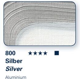 Schmincke Akademie 200 ml Yaglıboya No:800 Silver