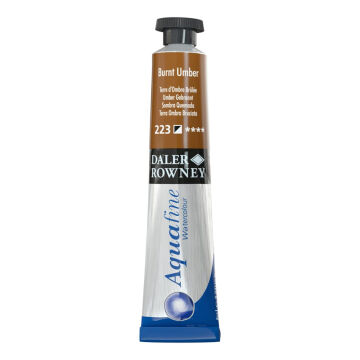 Daler Rowney Aquafine Tüp Suluboya 8ml Burnt Umber 223