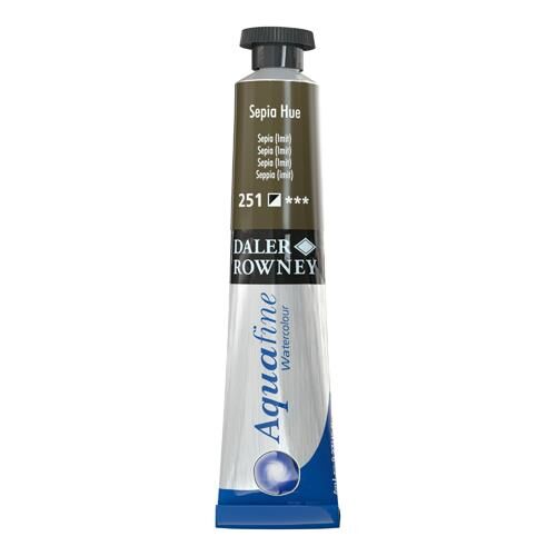 Daler Rowney Aquafine Tüp Suluboya 8ml SEPIA HUE 251