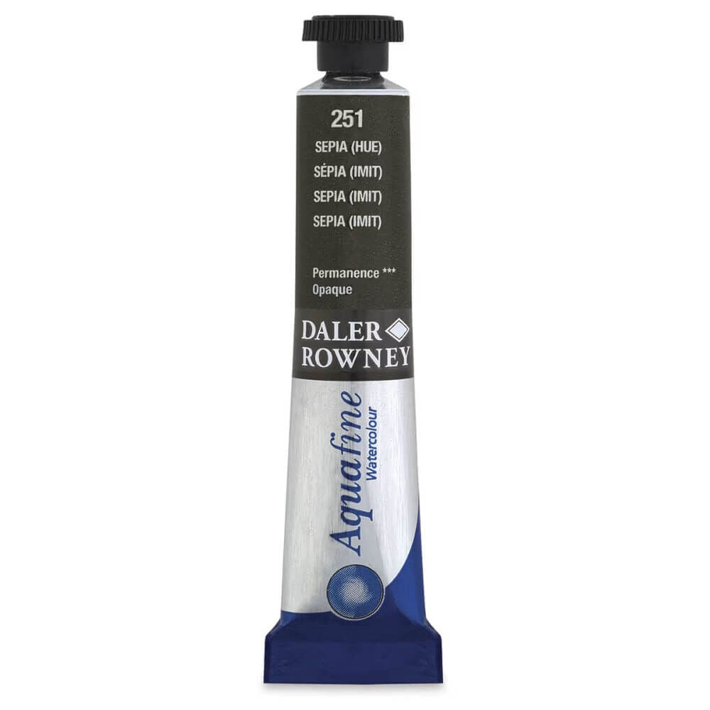 Daler Rowney Aquafine Tüp Suluboya 8ml Sepia Hue 251