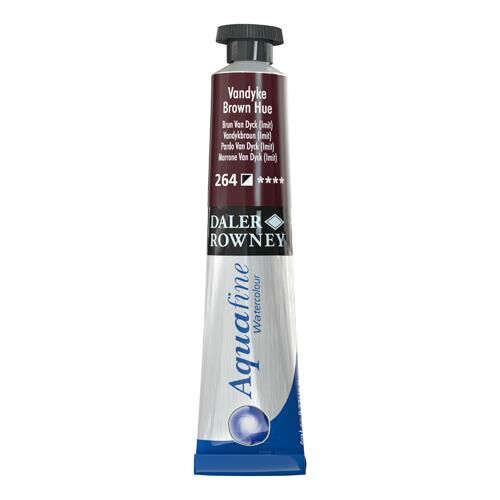 Daler Rowney Aquafine Tüp Suluboya 8ml VANDYKE BROWN HUE 264