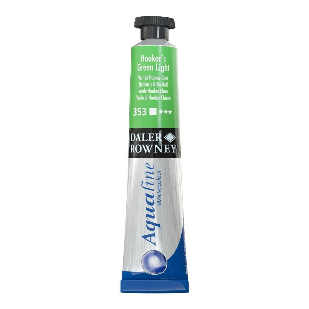 Daler Rowney Aquafine Tüp Suluboya 8ml Hooker's Green Light 353