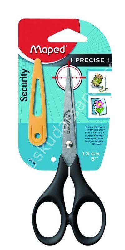 Maped Makas İnce Uçlu Koruma Kapaklı 13cm