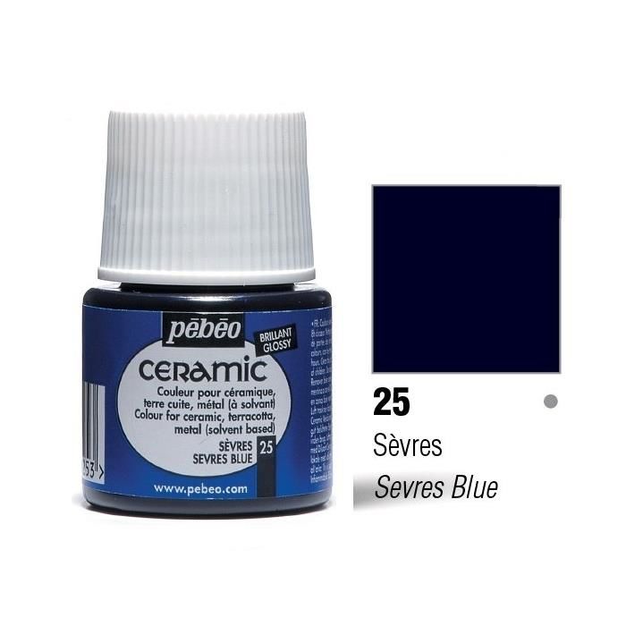 Pebeo Seramik Boyası Serves Blue 025