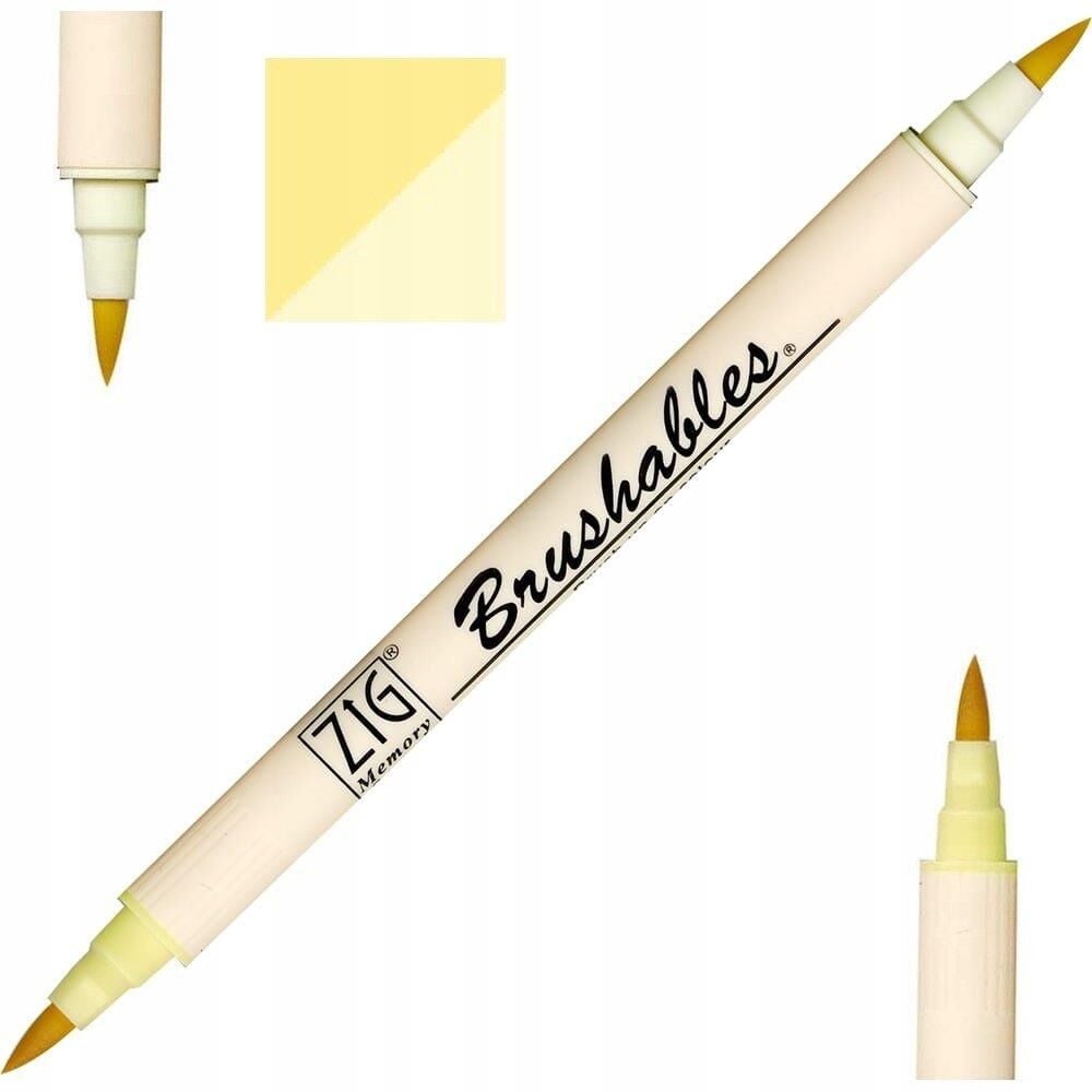 Zig Brushables 2 Renk Tonu Fırça Uçlu Marker Kalem 502 Butter