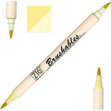 Zig Brushables 2 Renk Tonu Fırça Uçlu Marker Kalem 502 Butter