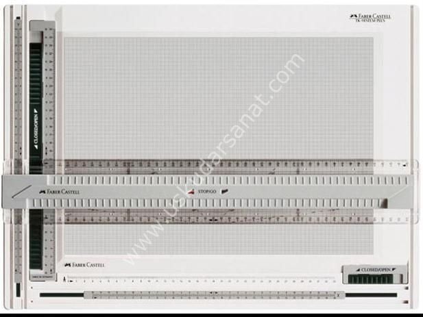 Faber-Castell A3 Milimetrik Çizim Cetveli (17 12 83)