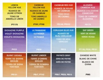Winsor & Newton Cotman Tablet Sulu Boya 12 Renk
