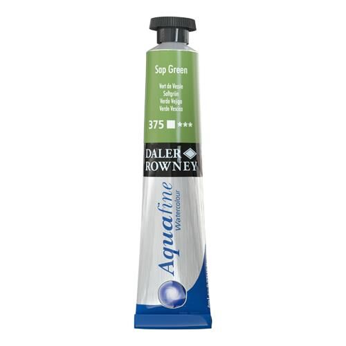 Daler Rowney Aquafine Tüp Suluboya 8ml SAP GREEN 375