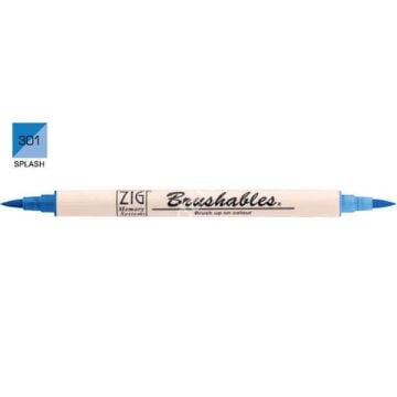 Zig Brushables 2 Renk Tonu Fırça Uçlu Marker Kalem 301 Splash