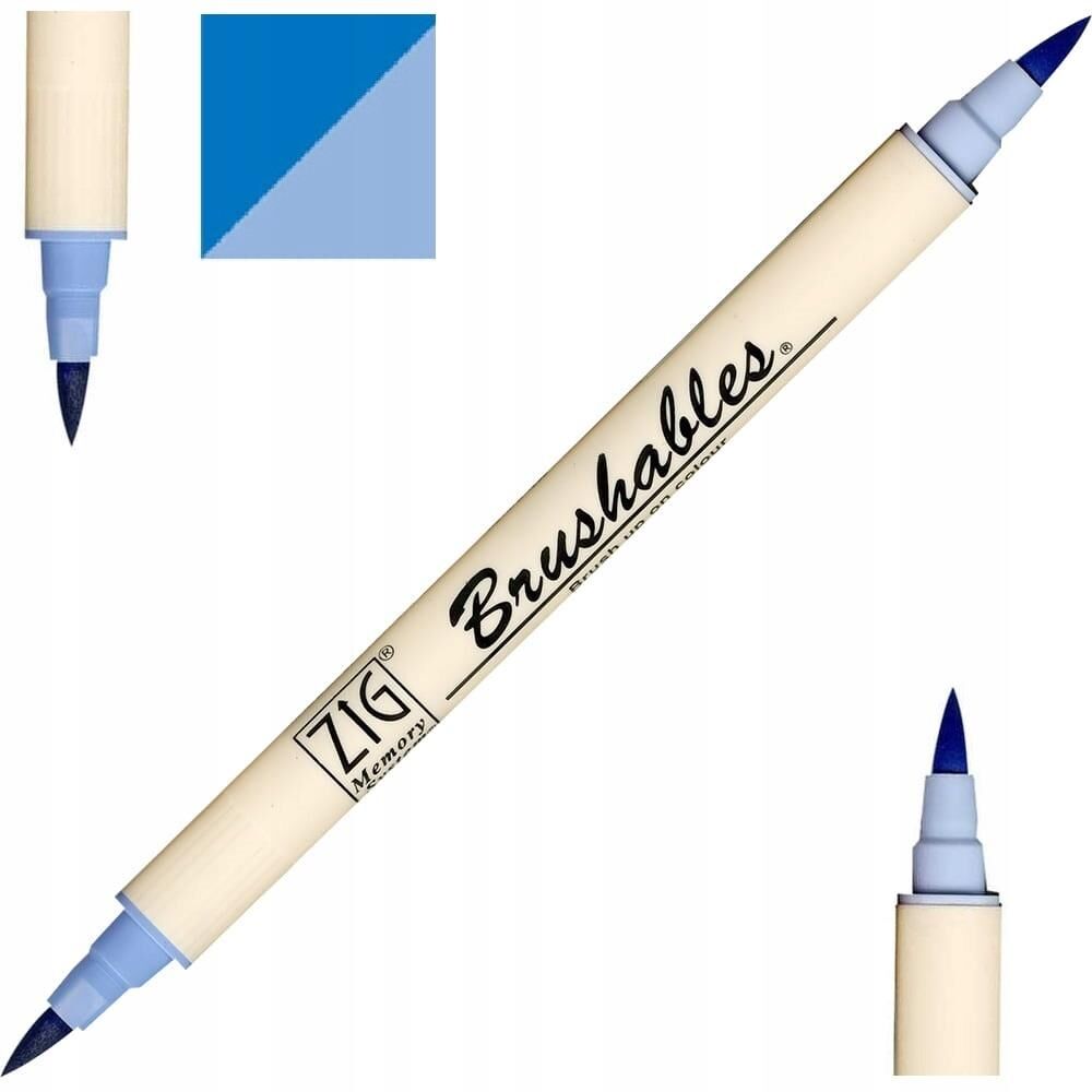 Zig Brushables 2 Renk Tonu Fırça Uçlu Marker Kalem 301 Splash