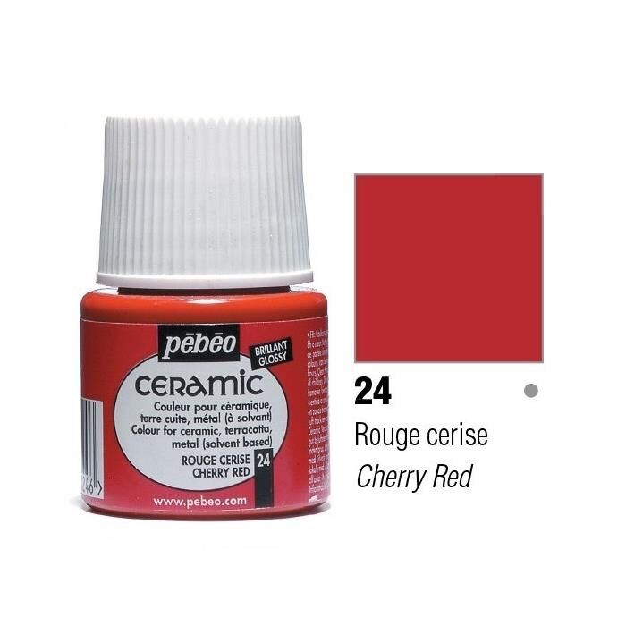 Pebeo Seramik Boyası Chery Red 024