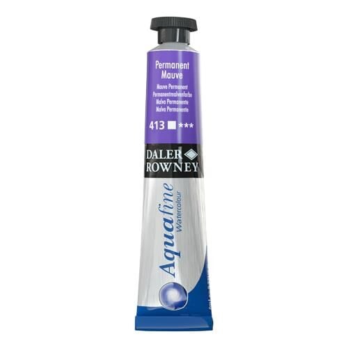 Daler Rowney Aquafine Tüp Suluboya 8ml MAUVE 413