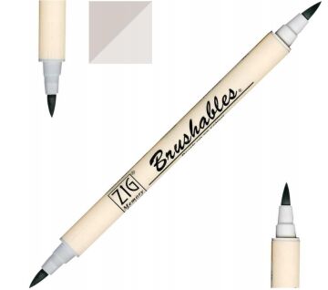 Zig Brushables 2 Renk Tonu Fırça Uçlu Marker Kalem 091 Platinium