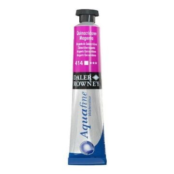 Daler Rowney Aquafine Tüp Suluboya 8ml QUINACRIDONE MAGENTA 414