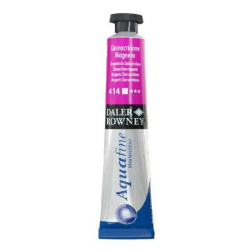 Daler Rowney Aquafine Tüp Suluboya 8ml QUINACRIDONE MAGENTA 414