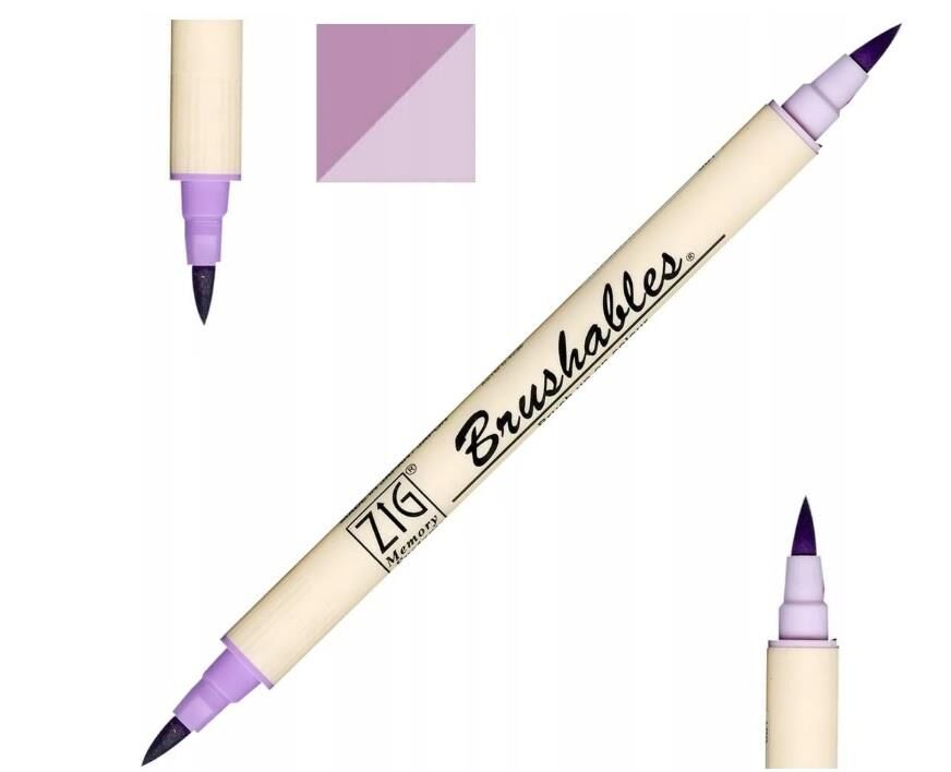 Zig Brushables 2 Renk Tonu Fırça Uçlu Marker Kalem 081 hyacinth
