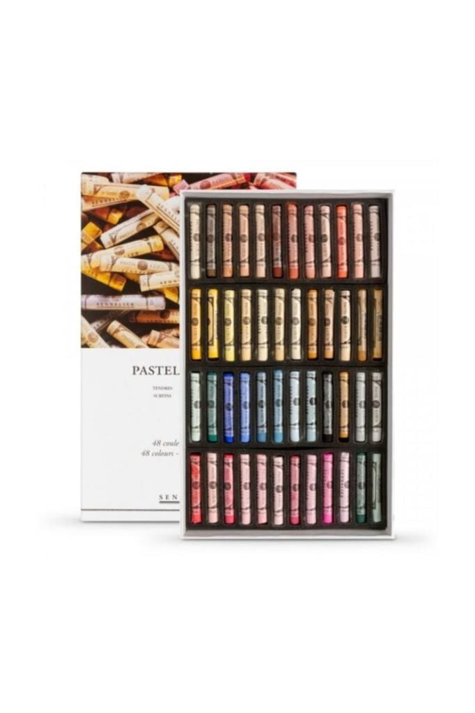 Sennelier Extra Soft Pastel Boya Portre Set 48li Tam Boy N132252