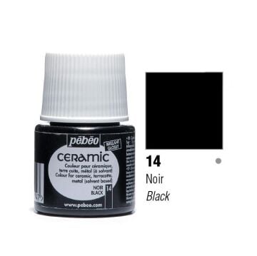 Pebeo Seramik Boyası Black 014