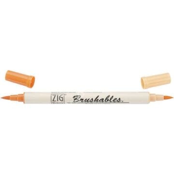 Zig Brushables 2 Renk Tonu Fırça Uçlu Marker Kalem 070 Pure Orange