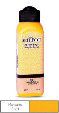 Artdeco Yeni Formül Akrilik Boya 140 ml 3664 Mandalina