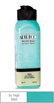 Artdeco Yeni Formül Akrilik Boya 140 ml 3662 Su Yeşili