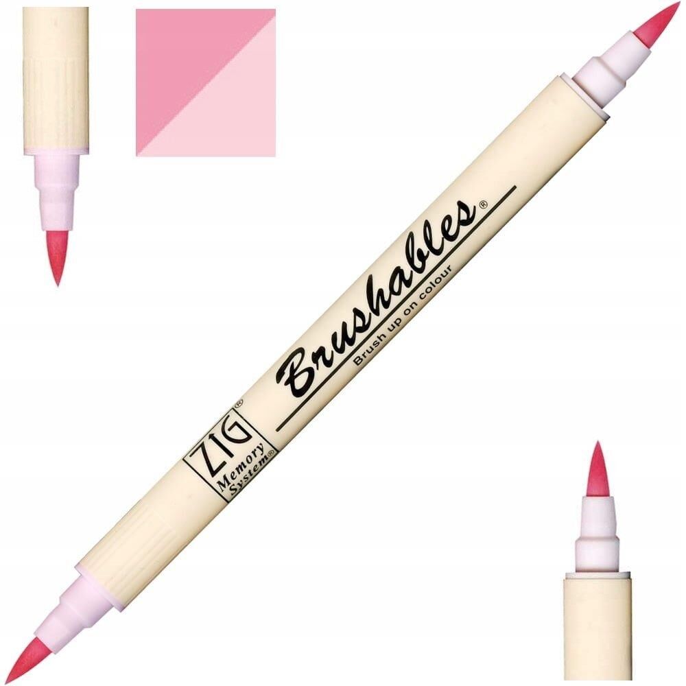 Zig Brushables 2 Renk Tonu Fırça Uçlu Marker Kalem 026 Baby Pink