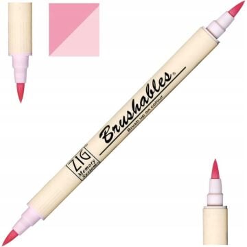 Zig Brushables 2 Renk Tonu Fırça Uçlu Marker Kalem 026 Baby Pink