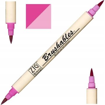 Zig Brushables 2 Renk Tonu Fırça Uçlu Marker Kalem 025 Pure Pink