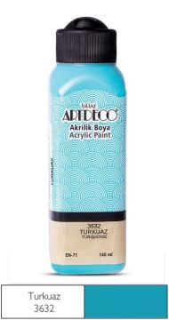 Artdeco Yeni Formül Akrilik Boya 140 ml 3632 Turkuaz