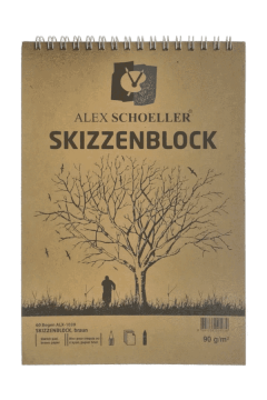 Alex Schoeller Kraft Spiralli Eskiz Blok 90gr A4 60 Yaprak