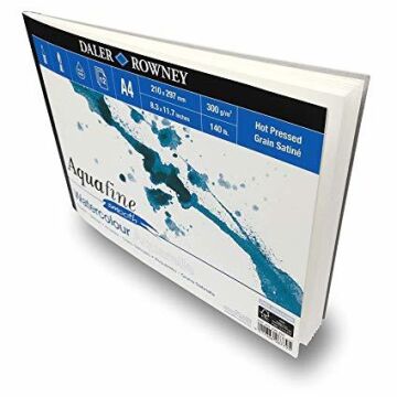 Daler Rowney Aquafine Smooth Suluboya Blok 300gr A4 12 Yaprak
