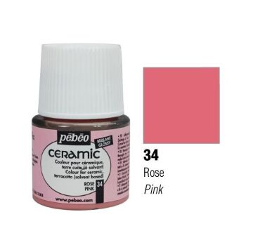 Pebeo Seramik Boyası Pink  034