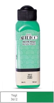 Artdeco Yeni Formül Akrilik Boya 140 ml 3612 Yeşil