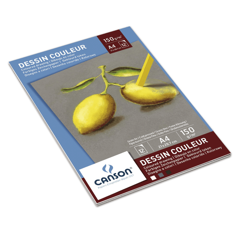 Canson Pastel Paper Pad Pastel Kağıdı Defteri 150g 12 Yaprak A4