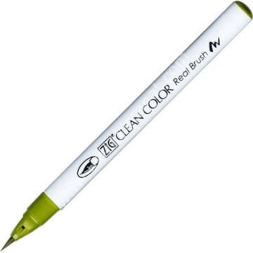 Zig Clean Color Real Brush Fırça Uçlu Marker Kalem 046 Mid Green